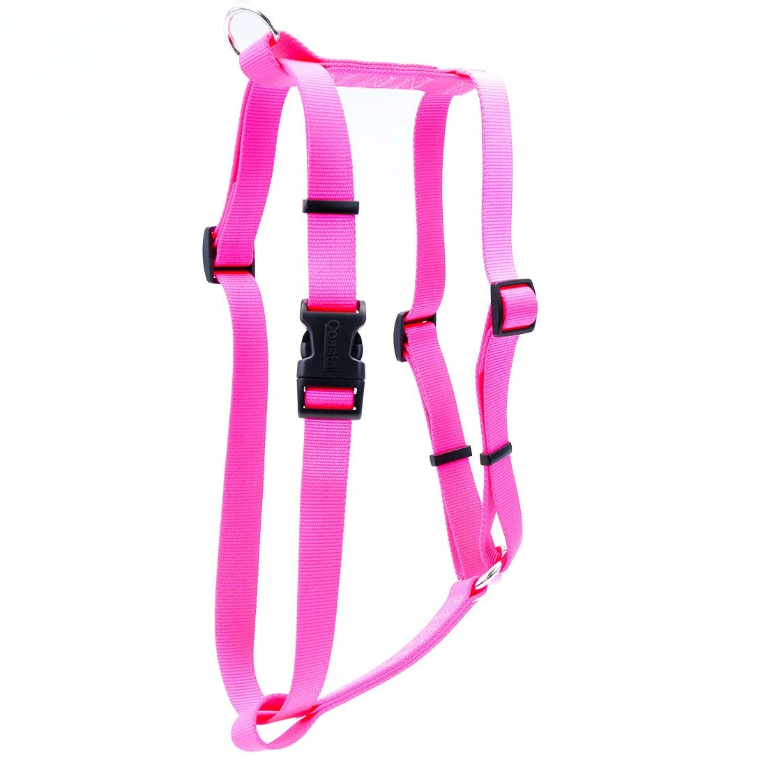 Coastal Standard Adjustable Dog Harness, Neon Pink, 3/8-in X 10-18-in 1 Coastal Standard Adjustable Dog Harness, Neon Pink, 3/8-in X 10-18-in