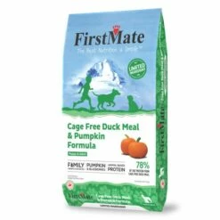 FIrstmate Limited Ingredient Cage-Free Duck Meal & Pumpkin Formula Dry Dog Food, 25-lb