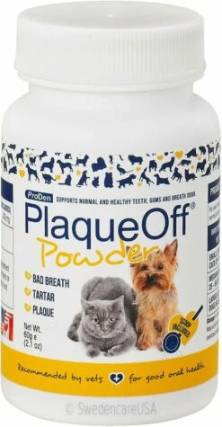 ProDen PlaqueOff Powder Dog & Cat Supplement, 60-gram