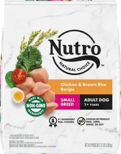 Nutro Natural Choice Chicken & Brown Rice Small Breed Dry Dog Food, 13-lb