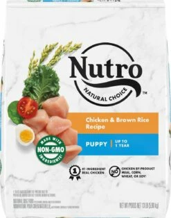 Nutro Natural Choice Chicken & Brown Rice Puppy Dry Dog Food, 13-lb