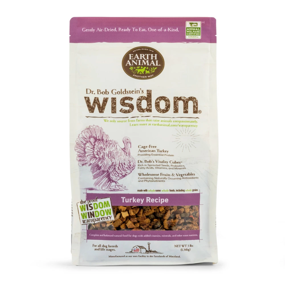 Earth Animal Wisdom Turkey Dry Dog Food, 3-lb 1 Earth Animal Wisdom Turkey Dry Dog Food, 3-lb