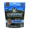 Vital Essentials Beef Entree Mini Nibs Grain-Free Freeze-Dried Dog Food, 1-lb (**)