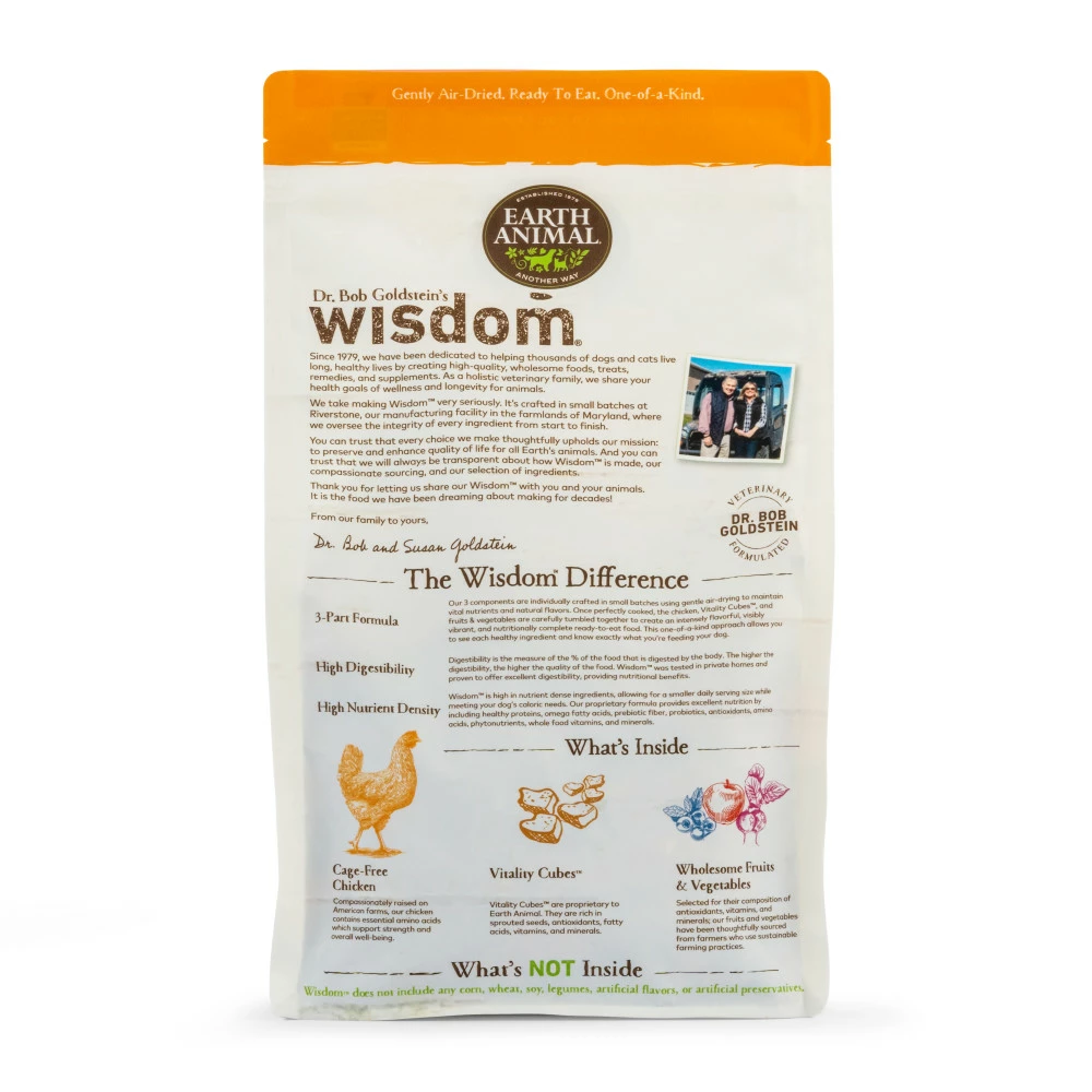 Earth Animal Wisdom Chicken Dry Dog Food, 3-lb 2 Earth Animal Wisdom Chicken Dry Dog Food, 3-lb - Image 2