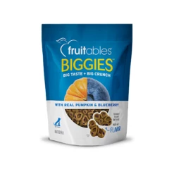 Fruitables BIGGIES Pumpkin & Blueberry Crunchy Dog Treats, 16-oz