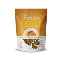 Fruitables BIGGIES Peanut Butter & Banana Crunchy Dog Treats, 16-oz