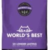 World's Best Cat Litter Lavender Scented Multiple Cat Clumping Formula, 8-lb