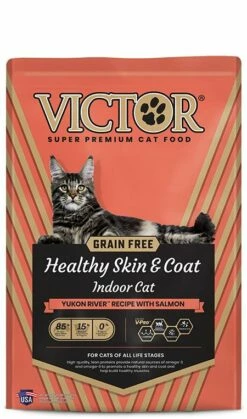 Victor Healthy Skin & Coat Indoor Grain-Free Dry Cat Food, 5-lb