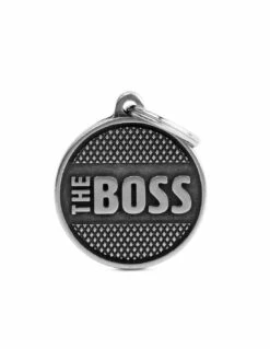 MyFamily Circle Bronx The Boss Pet ID Tag, Big