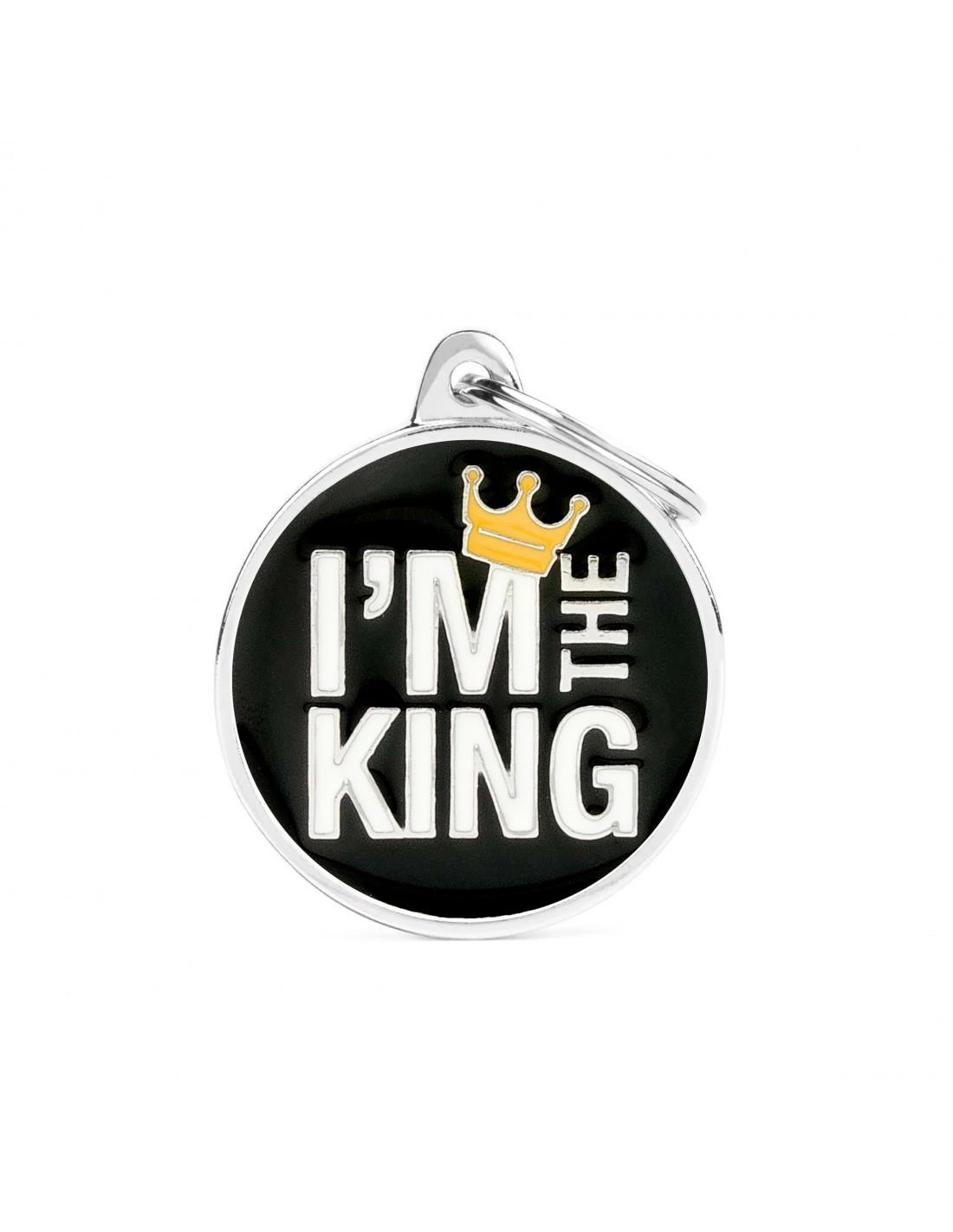MyFamily Circle I'm The King Pet ID Tag, Big 1 MyFamily Circle I'm The King Pet ID Tag, Big