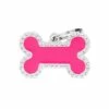 MyFamily Glam Bone Pet ID Tag, Pink, Big