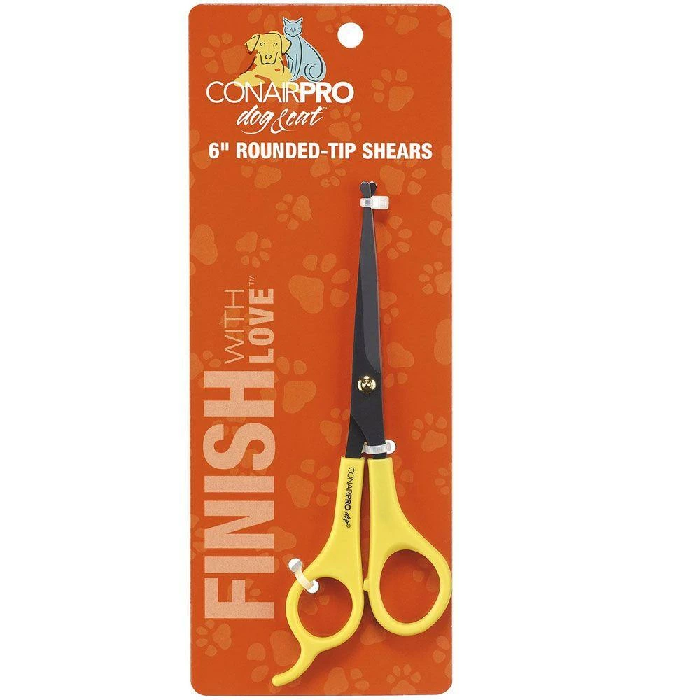 ConairPRO Rounded-Tip Shears For Dogs & Cats, 6-in 1 ConairPRO Rounded-Tip Shears For Dogs & Cats, 6-in