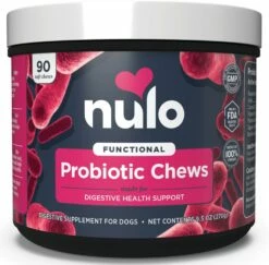 Nulo Probiotic Digestive Health Support Soft Chews Dog Supplement, 90-count