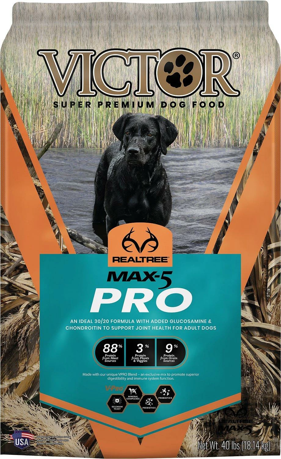 Victor Realtree Max-5 Pro Dry Dog Food, 40-lb 1 Victor Realtree Max-5 Pro Dry Dog Food, 40-lb