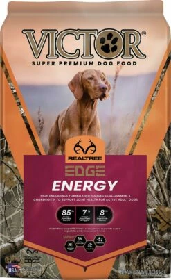 Victor Realtree Edge Energy Dry Dog Food, 40-lb