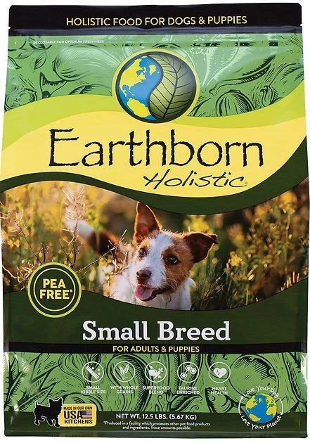 Earthborn Holistic Small Breed Pea-Free Dry Dog Food, 4-lb 1 Earthborn Holistic Small Breed Pea-Free Dry Dog Food, 4-lb