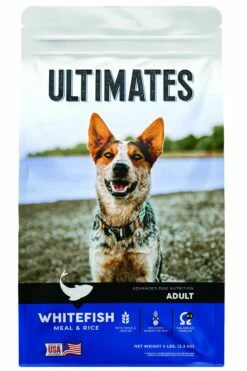 Ultimates Whitefish Meal & Rice Dry Dog Food, 5-lb