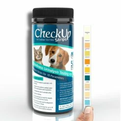CheckUp 10-in-1 Parameters Urine Testing Strips For Dogs & Cats, 50-count