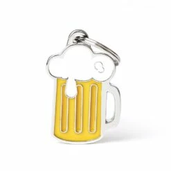 MyFamily Food Beer Pet ID Tag