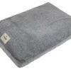 Happy Tails Vintage Quilted Microsuede Gusset Pet Bed, Grey, 40 X 30 X 3-in