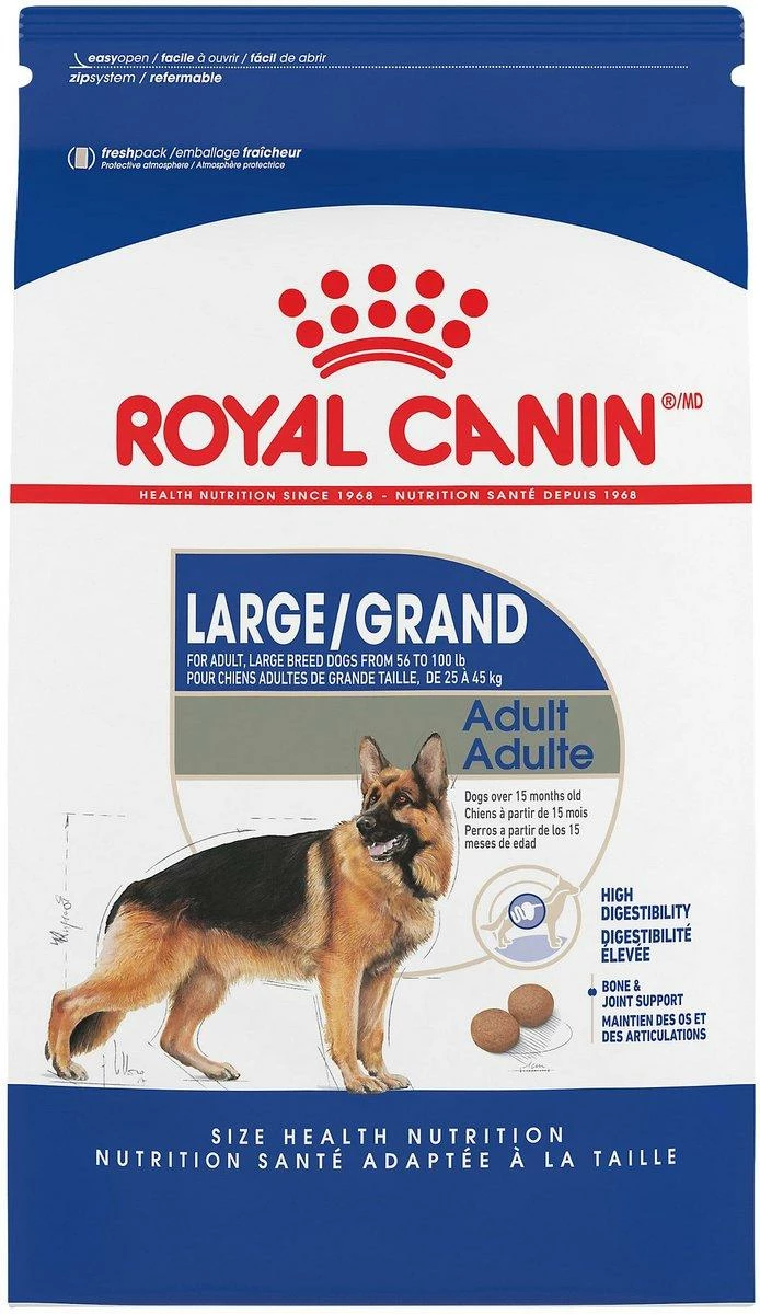 Royal Canin Size Health Nutrition Large Breed Adult Dry Dog Food, 30-lb 1 Royal Canin Size Health Nutrition Large Breed Adult Dry Dog Food, 30-lb