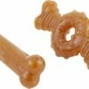 Nylabone Puppy Twin Pack Wolf Ring/Flexi Combo Puppy Chew Toy, Medium