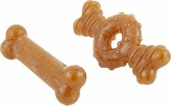 Nylabone Puppy Twin Pack Wolf Ring/Flexi Combo Puppy Chew Toy, Medium