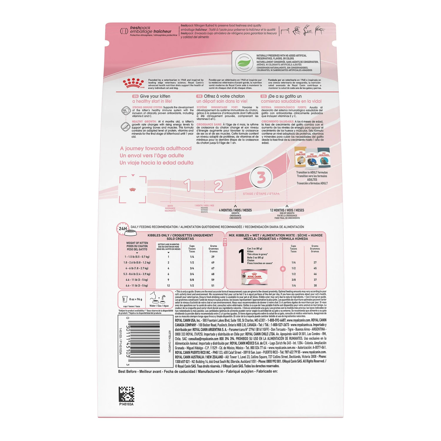 Royal Canin Feline Health Nutrition Kitten Dry Cat Food, 3-lb 2 Royal Canin Feline Health Nutrition Kitten Dry Cat Food, 3-lb - Image 2