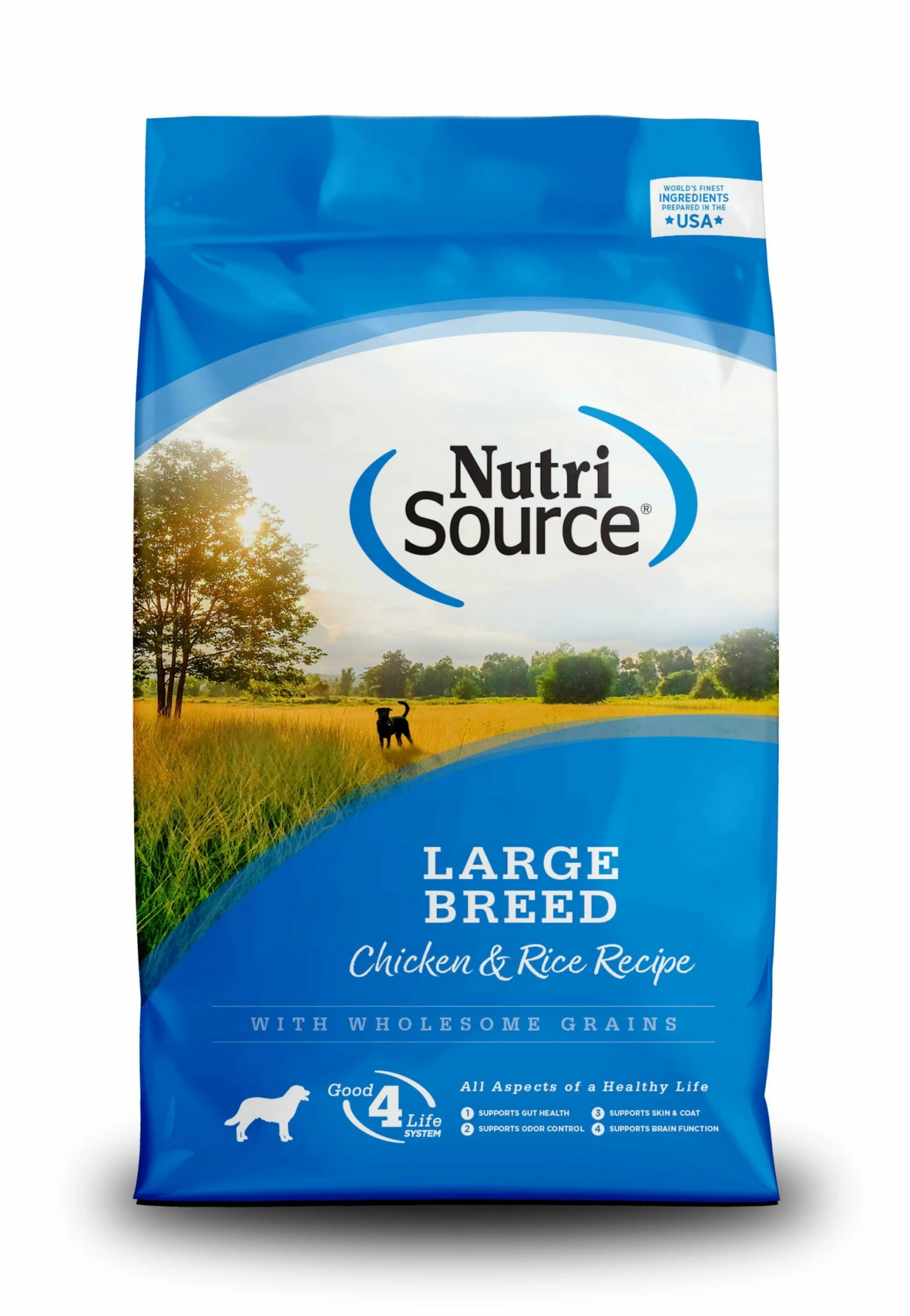 NutriSource Large Breed Chicken & Rice Recipe With Wholesome Grains Dry Dog Food, 26-lb 1 NutriSource Large Breed Chicken & Rice Recipe With Wholesome Grains Dry Dog Food, 26-lb