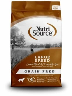 NutriSource Large Breed Lamb Meal & Peas Recipe Grain-Free Dry Dog Food, 26-lb