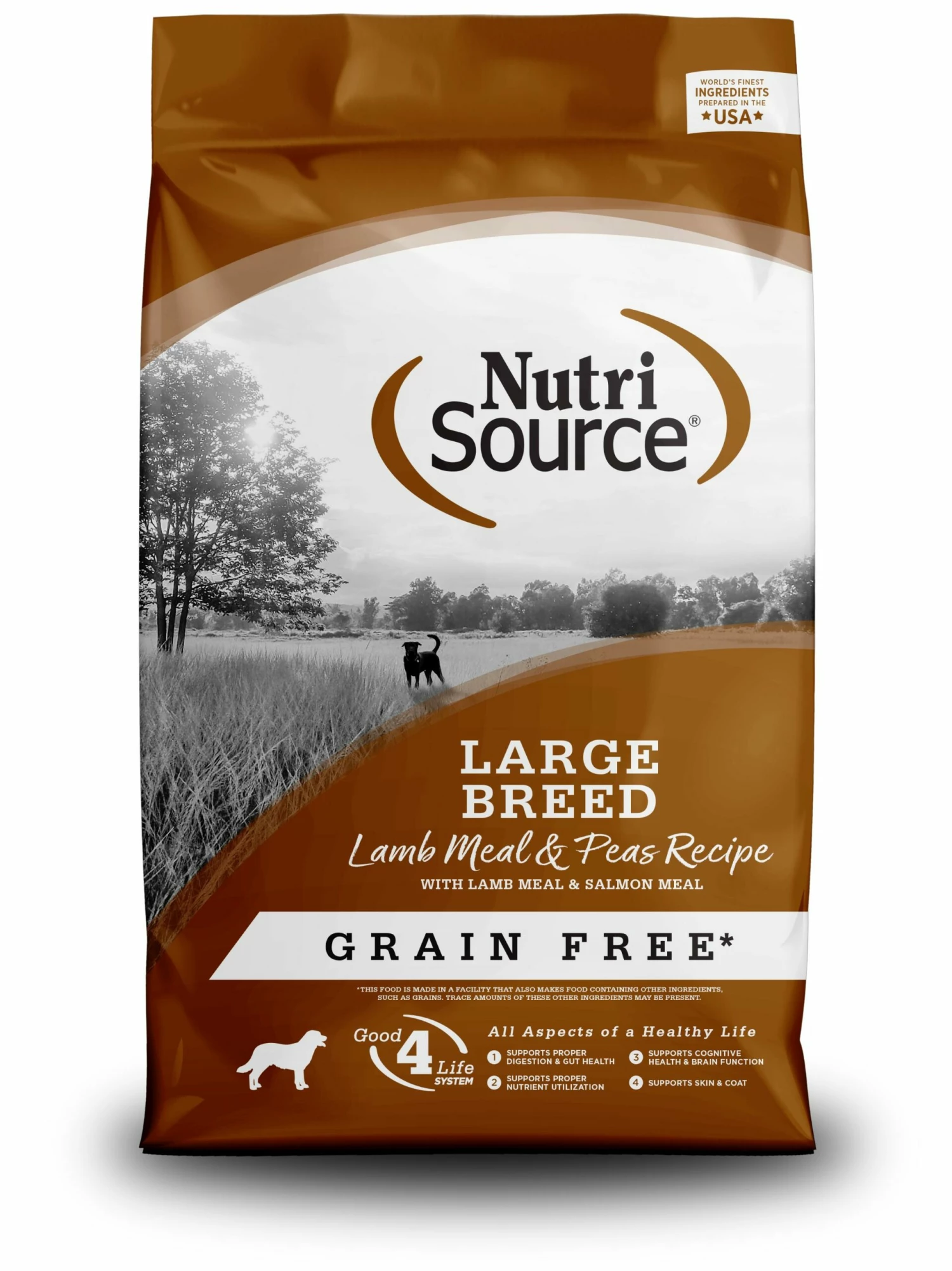 NutriSource Large Breed Lamb Meal & Peas Recipe Grain-Free Dry Dog Food, 26-lb 1 NutriSource Large Breed Lamb Meal & Peas Recipe Grain-Free Dry Dog Food, 26-lb