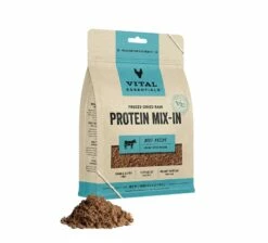 Vital Essentials Beef Protein Mix-In Ground Freeze-Dried Raw Dog Food Topper, 6-oz