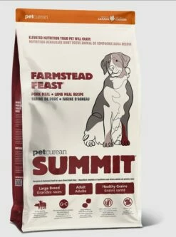 Summit Farmstead Feast Pork Meal + Lamb Meal Large Breed Dry Dog Food, 25-lb