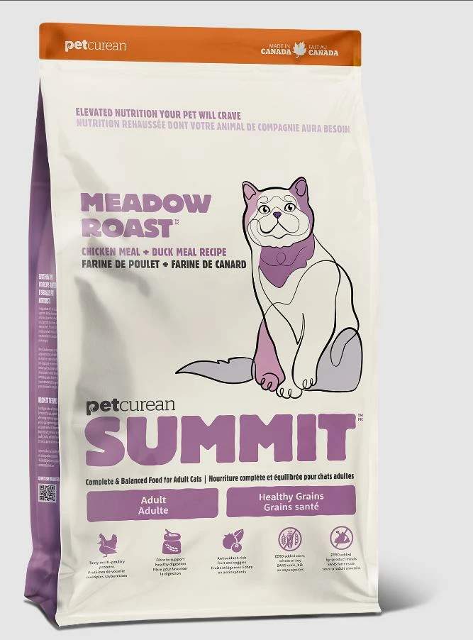 Summit Meadow Roast Chicken Meal + Duck Meal Dry Cat Food, 3-lb 1 Summit Meadow Roast Chicken Meal + Duck Meal Dry Cat Food, 3-lb