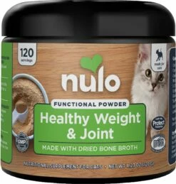 Nulo Cat Functional Powder Healthy Weight & Joint Cat Supplement, 4.2-oz