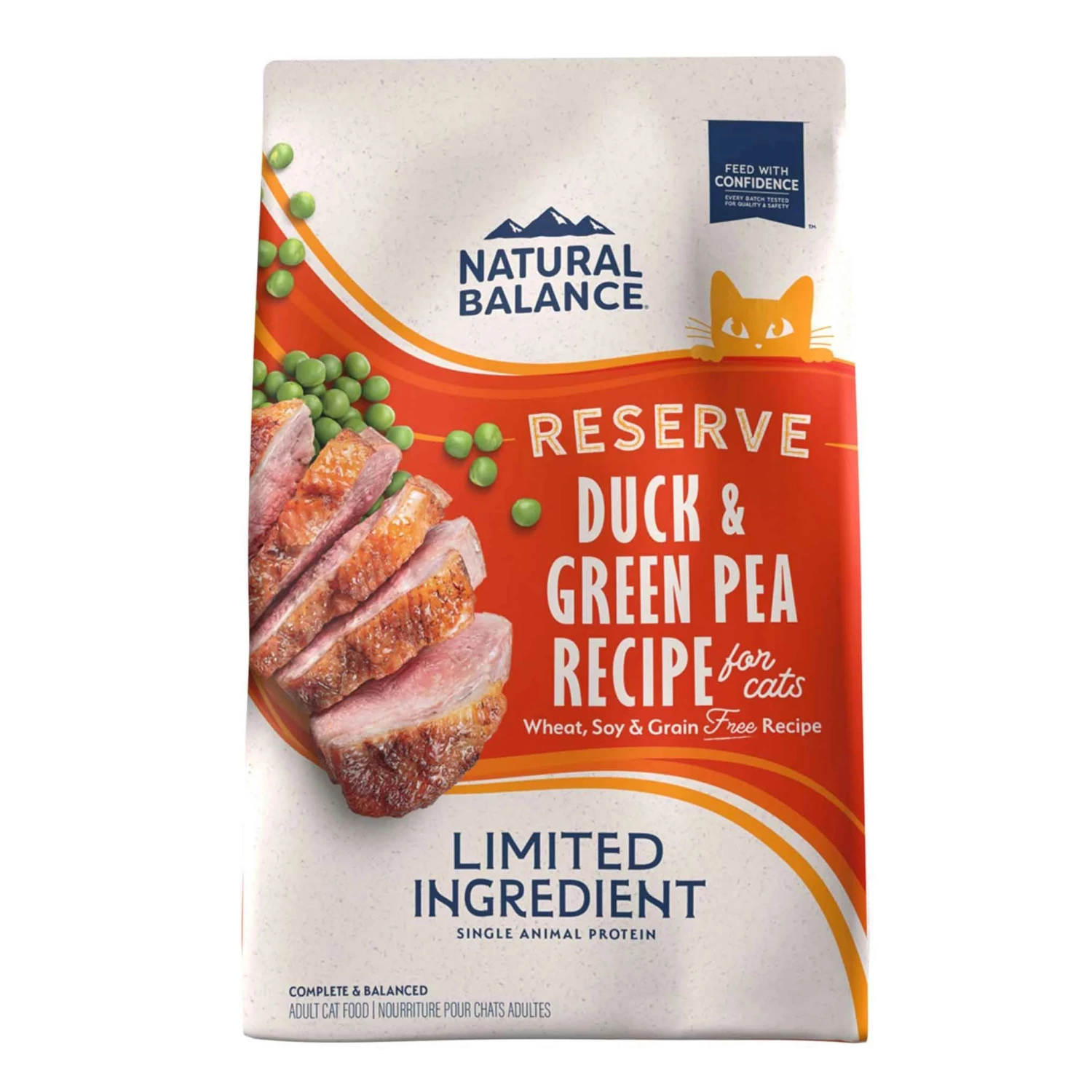 Natural Balance Limited Ingredient Reserve Duck & Green Pea Recipe Grain-Free Dry Cat Food, 5-lb 1 Natural Balance Limited Ingredient Reserve Duck & Green Pea Recipe Grain-Free Dry Cat Food, 5-lb
