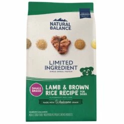 Natural Balance Limited Ingredient Lamb & Brown Rice Recipe Small Breed Dry Dog Food, 12-lb