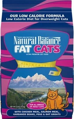 Natural Balance Original Ultra Fat Cats Chicken Meal & Salmon Meal Recipe Dry Cat Food, 6-lb
