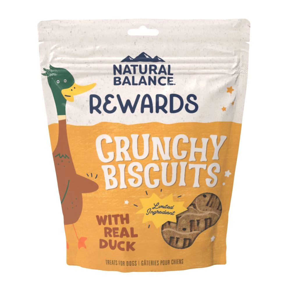 Natural Balance Rewards Crunchy Biscuits With Real Duck Dog Treats, 14-oz 1 Natural Balance Rewards Crunchy Biscuits With Real Duck Dog Treats, 14-oz