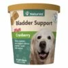 NaturVet Bladder Support Plus Cranberry Soft Chews Dog Supplement, 60-count