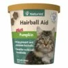 NaturVet Hairball Aid Plus Pumpkin Soft Chews Cat Supplement, 100-count