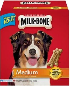 Milk-Bone Original Medium Biscuit Dog Treats, 10-lb Box