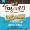 Merrick Fresh Kisses Double-Brush Mint Breath Strips Large Grain-Free Dental Dog Treats, 16 Count