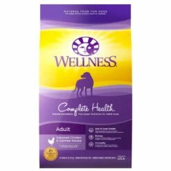 Wellness Complete Health Adult Chicken & Oatmeal Dry Dog Food, 30-lb