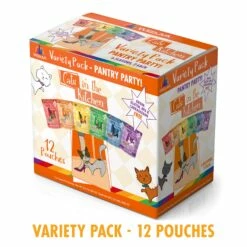 Weruva Cats In The Kitchen Pantry Party Variety Pack Grain-Free Cat Food Pouches, 3-oz, 12-pack -Staytonanimal Sales 2024 image 3009 3Yjjtcx