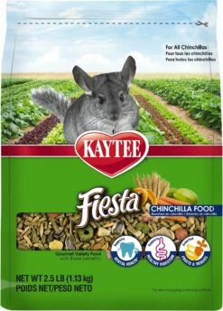 Kaytee Fiesta Gourmet Variety Diet Chinchilla Food, 2.5-lb