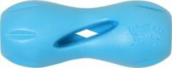 West Paw Zogoflex Qwizl Dog Toy, Aqua Blue, Small
