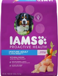 Iams ProActive Health Mature Adult Large Breed Dry Dog Food, 30-lb