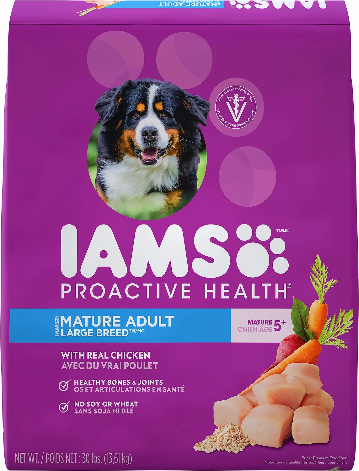 Iams ProActive Health Mature Adult Large Breed Dry Dog Food, 30-lb 1 Iams ProActive Health Mature Adult Large Breed Dry Dog Food, 30-lb