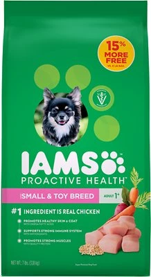 Iams ProActive Health Adult Small & Toy Breed Dry Dog Food, 7-lb 1 Iams ProActive Health Adult Small & Toy Breed Dry Dog Food, 7-lb